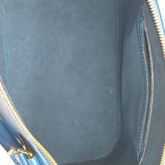 Louis Vuitton LV Hand Bag Alma Blue Epi - Picture 8 of 9